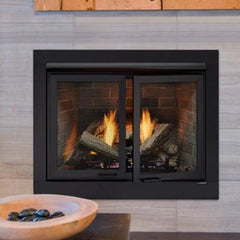 Monessen 42" Attribute Universal Circulating Vent-Free Firebox with Radiant Face and Multitonal Brown Reversible Interior Fiber Panels - Pristine Home & Wellness