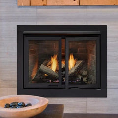 Monessen 32" Attribute Universal Circulating Vent Free Firebox with Radiant Face and Multitonal Gray Reversible Interior Fiber Panels - Pristine Home & Wellness
