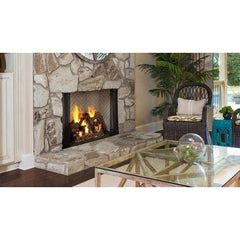 Majestic Ashland 36-inch Radiant Wood Burning Fireplace with Natural Gray Hearth Refractory - Pristine Home & Wellness