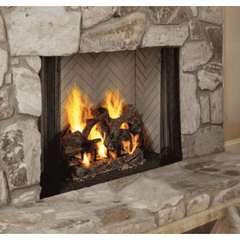 Majestic Ashland 36-inch Radiant Wood Burning Fireplace with Natural Gray Hearth Refractory - Pristine Home & Wellness