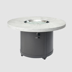 Outdoor Greatroom Company White Onyx Beacon Chat Height Fire Pit Table - Pristine Home & Wellness