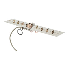 Outdoor Greatroom Company 7"x57" Linear Crystal Fire Burner Pan - DSI Natural Gas - Pristine Home & Wellness