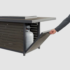 Outdoor Greatroom Company Brooks Rectangular Gas Fire Pit Table - Pristine Home & Wellness