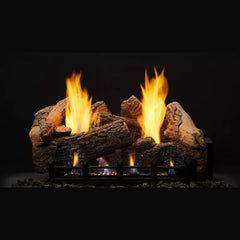 Monessen 30″ 7pc Berkley Oak Fiber Ceramic Log Set for Natural Blaze VF 24″ Burner - Pristine Home & Wellness