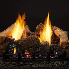 Monessen 18″ 7-pieces Berkley Oak Refractory Log Set for Natural Blaze VF 18″ Burner - Pristine Home & Wellness