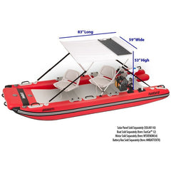 Sea Eagle Wide Sun and Rain Solar 110 Canopy for 110W Solar Panel - CPW110 - Pristine Home & Wellness