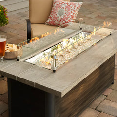 Outdoor Greatroom Company Cedar Ridge Linear Gas Fire Pit Table - Pristine Home & Wellness