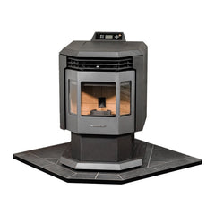 ComfortBilt Corner Hearth Pad - Mill Black