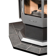 ComfortBilt Corner Hearth Pad - Mill Black