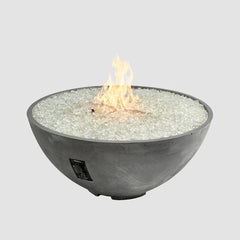 Outdoor Greatroom Company 42-inch Midnight Mist Cove Edge Round Gas Fire Pit Bowl - Pristine Home & Wellness