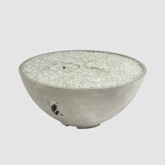 Outdoor Greatroom Company 42-inch Natural Gray Cove Edge Round Gas Fire Pit Bowl - Pristine Home & Wellness