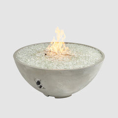 Outdoor Greatroom Company 42-inch Natural Gray Cove Edge Round Gas Fire Pit Bowl - Pristine Home & Wellness