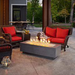 Outdoor Greatroom Company 54-inch Midnight Mist Cove Linear Gas Fire Table - Pristine Home & Wellness