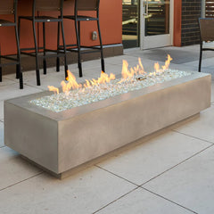 Outdoor Greatroom Company 72-inch Natural Gray Cove Linear Gas Fire Table with Direct Spark Ignition - Natural Gas - Pristine Home & Wellness