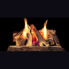 Majestic 24" Campfire Fiber Gas Log Set with IPI Burner and Hearth Kit - Liquid Propane - Pristine Home & Wellness