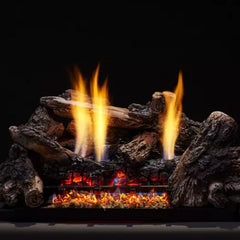 Monessen 24″ Charisma Burncrete Hybrid 8pc Log Set for Use With Glow Getter 24″ Burner - Pristine Home & Wellness