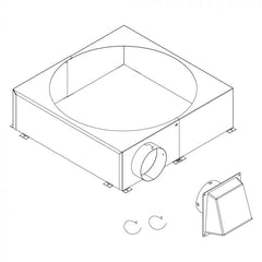 Majestic Chimney Air Kit for SL1100 and SL400 Series Pipe - CAK5A - Pristine Home & Wellness