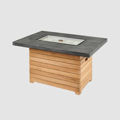 Outdoor Greatroom Company Darien Rectangular Gas Fire Pit Table with Everblend Top - Pristine Home & Wellness