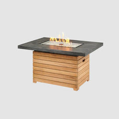 Outdoor Greatroom Company Darien Rectangular Gas Fire Pit Table with Everblend Top - Pristine Home & Wellness