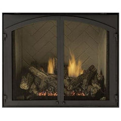 Monessen 32" Cabinet Doors with Screen, Black Texture - Pristine Home & Wellness
