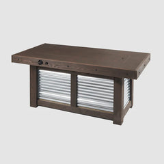 Outdoor Greatroom Company Denali Brew Linear Gas Fire Pit Table - Pristine Home & Wellness