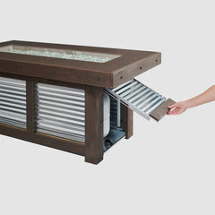 Outdoor Greatroom Company Denali Brew Linear Gas Fire Pit Table - Pristine Home & Wellness