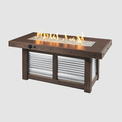 Outdoor Greatroom Company Denali Brew Linear Gas Fire Pit Table - Pristine Home & Wellness