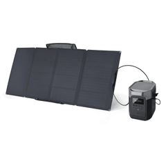 EcoFlow Delta 1300 Portable Power Station + Foldable 110W Solar Panel Bundle