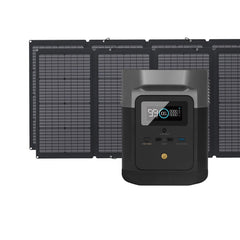 EcoFlow Delta Mini Portable Power Station + 2 Foldable 220W Bifacial Solar Panel Bundle