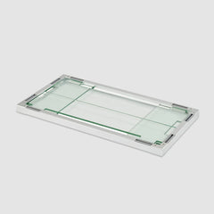 Outdoor Greatroom Company 12" x 24" Linear Folding Glass Wind Guard - Pristine Home & Wellness