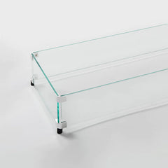 Outdoor Greatroom Company 12" x 120" Linear Glass Wind Guard - Pristine Home & Wellness