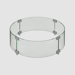 Outdoor Greatroom Company 25-inch Round Glass Wind Guard - Pristine Home & Wellness