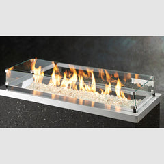 Outdoor Greatroom Company 12" x 84" Linear Glass Wind Guard - Pristine Home & Wellness