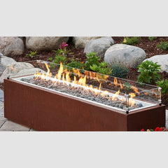 Outdoor Greatroom Company 12" x 72" Linear Glass Wind Guard - Pristine Home & Wellness