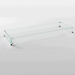 Outdoor Greatroom Company 12" x 84" Linear Glass Wind Guard - Pristine Home & Wellness