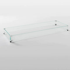 Outdoor Greatroom Company 12" x 96" Linear Glass Wind Guard - Pristine Home & Wellness
