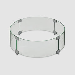 Outdoor Greatroom Company 20-inch Round Glass Wind Guard - Pristine Home & Wellness