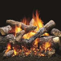 Majestic Fireside Grand Oak 3 Tier 18" 10-Piece Refractory Cement Vented Gas Log Set - Pristine Home & Wellness
