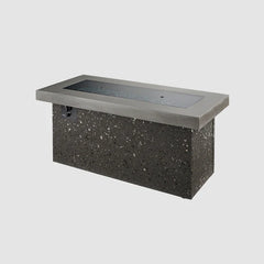 Outdoor Greatroom Company Gray Key Largo Linear Gas Fire Pit Table with Direct Spark Ignition - Propane Gas - Pristine Home & Wellness