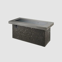 Outdoor Greatroom Company Gray Key Largo Linear Gas Fire Pit Table with Direct Spark Ignition - Natural Gas - Pristine Home & Wellness