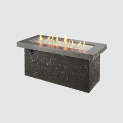 Outdoor Greatroom Company Gray Key Largo Linear Gas Fire Pit Table with Direct Spark Ignition - Natural Gas - Pristine Home & Wellness