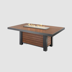 Outdoor Greatroom Company Kenwood Linear Dining Height Gas Fire Pit Table - Pristine Home & Wellness