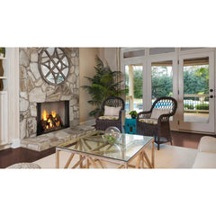 Majestic Ashland 50-inch Radiant Wood Burning Fireplace with Natural Gray Hearth Refractory - Pristine Home & Wellness