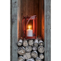 Skargaarden Marstrand Candle Lantern Dark Brown Leather - CALA-DBL - Pristine Home & Wellness