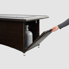 Outdoor Greatroom Company Balsam Montego Linear Gas Fire Pit Table - Pristine Home & Wellness