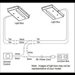 Monessen Light Kit for 36" Lo-Rider See-Through Firebox - Pristine Home & Wellness