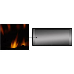 Majestic 36" Reflective Ceramic Glass Liner Kit - Black - Pristine Home & Wellness