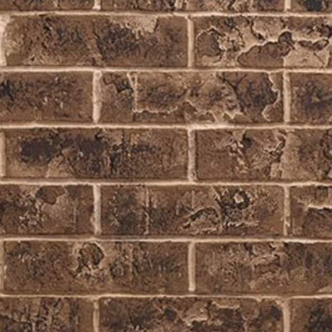 Majestic 25-Inch Traditional Brick Interior Panels – Tavern Brown – BRICKMI25TB - Pristine Home & Wellness
