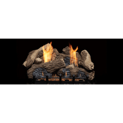 Monessen 30" 7pc Berkley Oak fiber ceramic log set for Natural Blaze VF 24" burner - Pristine Home & Wellness