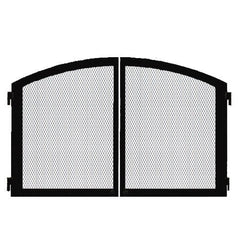 Monessen 32" Cabinet Doors with Screen, Black Texture - Pristine Home & Wellness